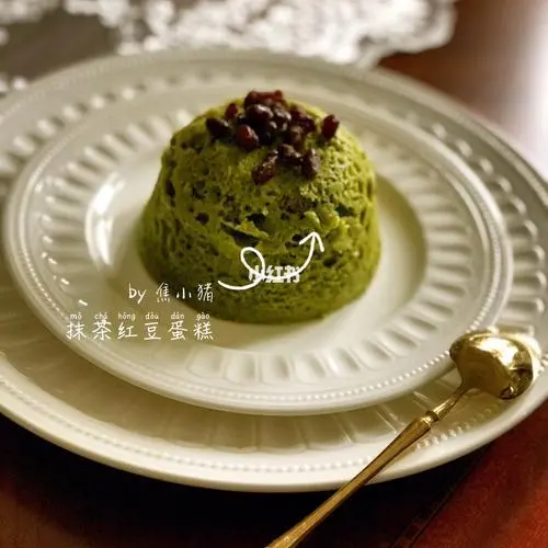 谈球吧抹茶红豆蛋糕